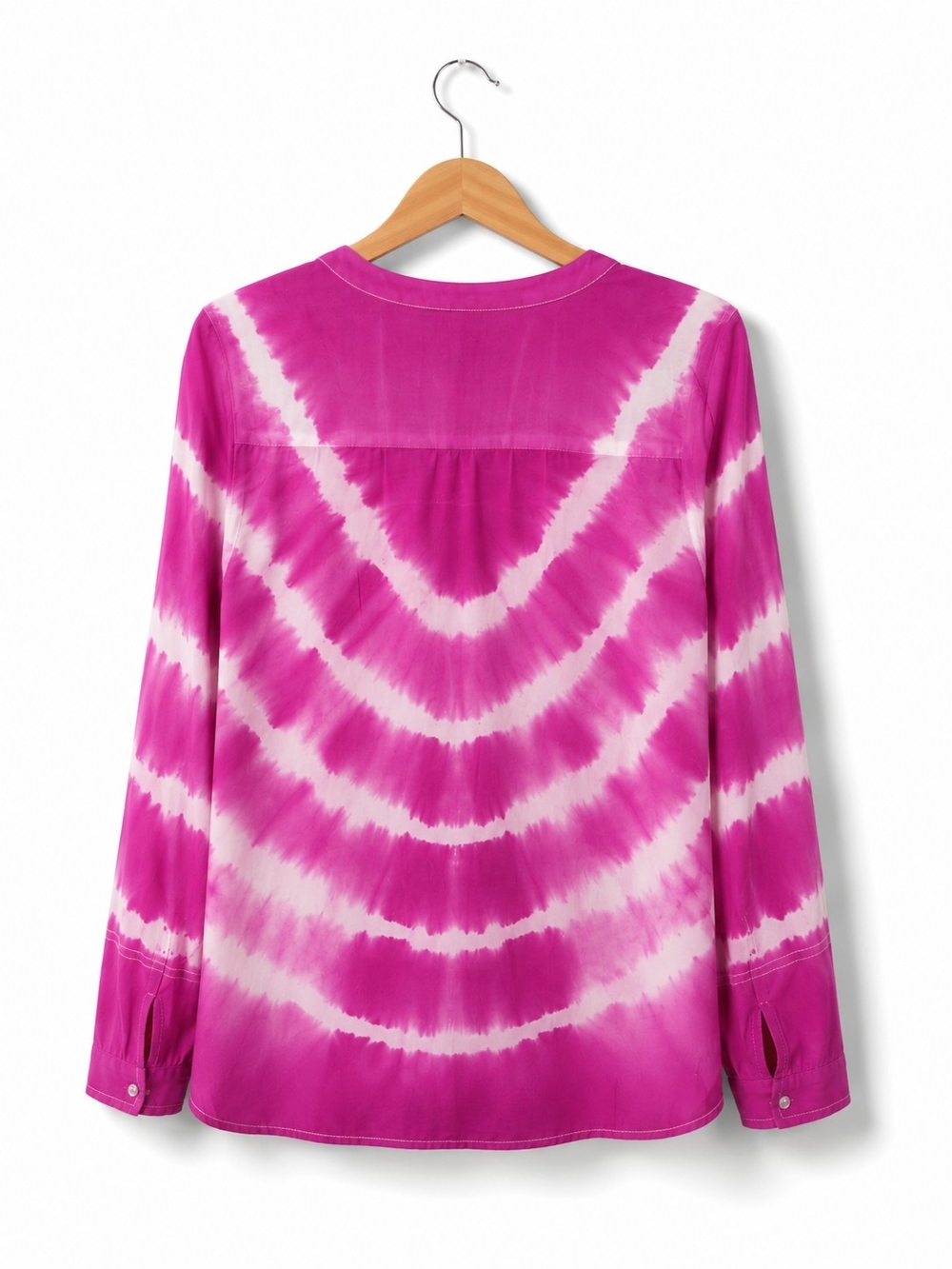 J.CREW 100% Silk Bright Pink Top - J.CREW - Picture 4 of 6